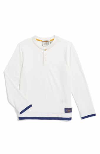 Scotch & Soda Kids' Slub Cotton Henley