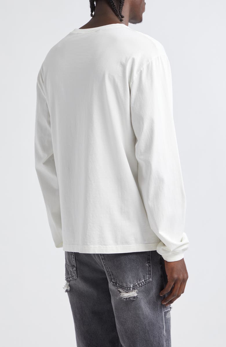 Palm Angels Logo Long Sleeve Cotton Graphic T-Shirt, Alternate, color, 