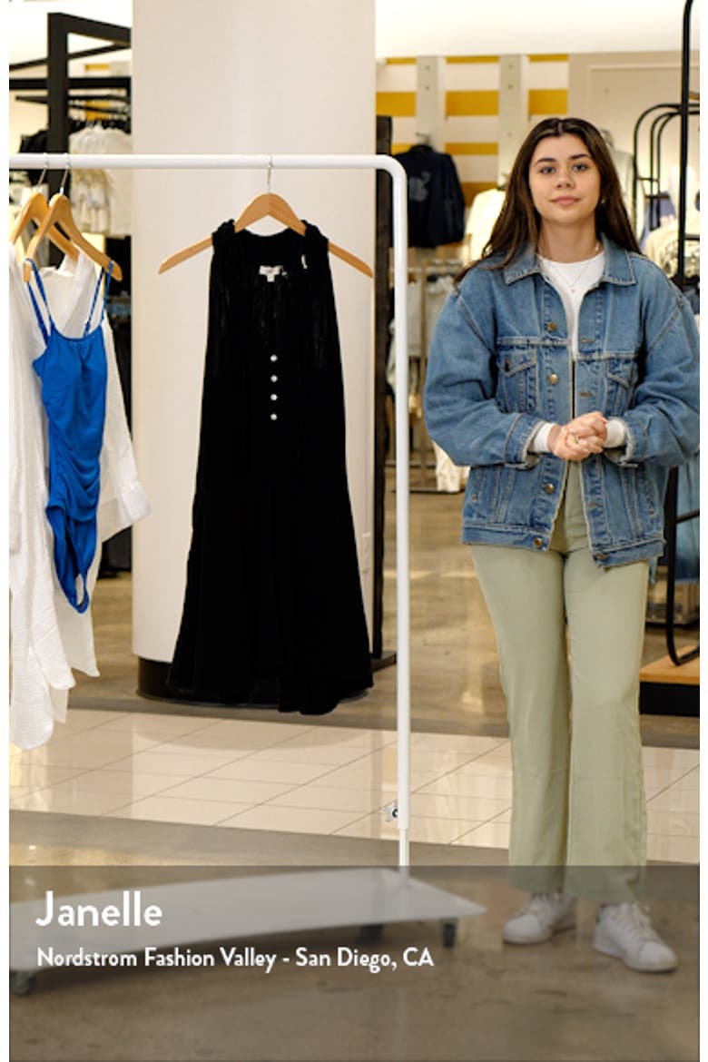 Button Front Cotton Cover-Up Minidress video