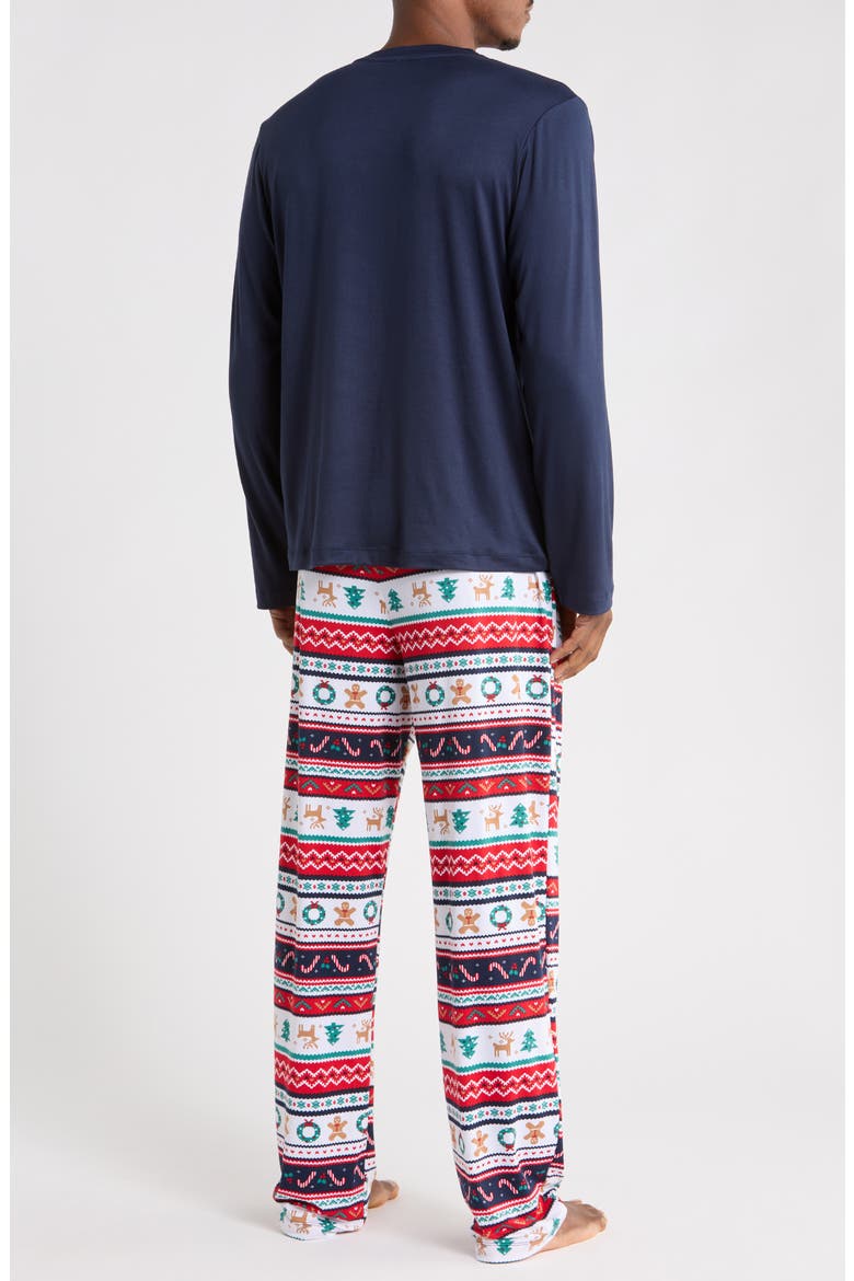 Matching Family PJs Set, Alternate, color, JINGLE BELL FARE ISLE
