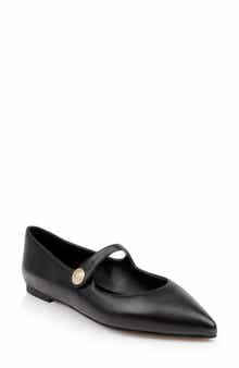 Gersende Mary Jane Pointed Toe Flat