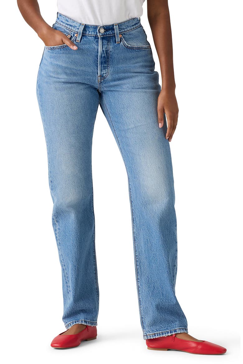 501® Curve High Waist Straight Leg Jeans, Main, color, PLAY ON REF