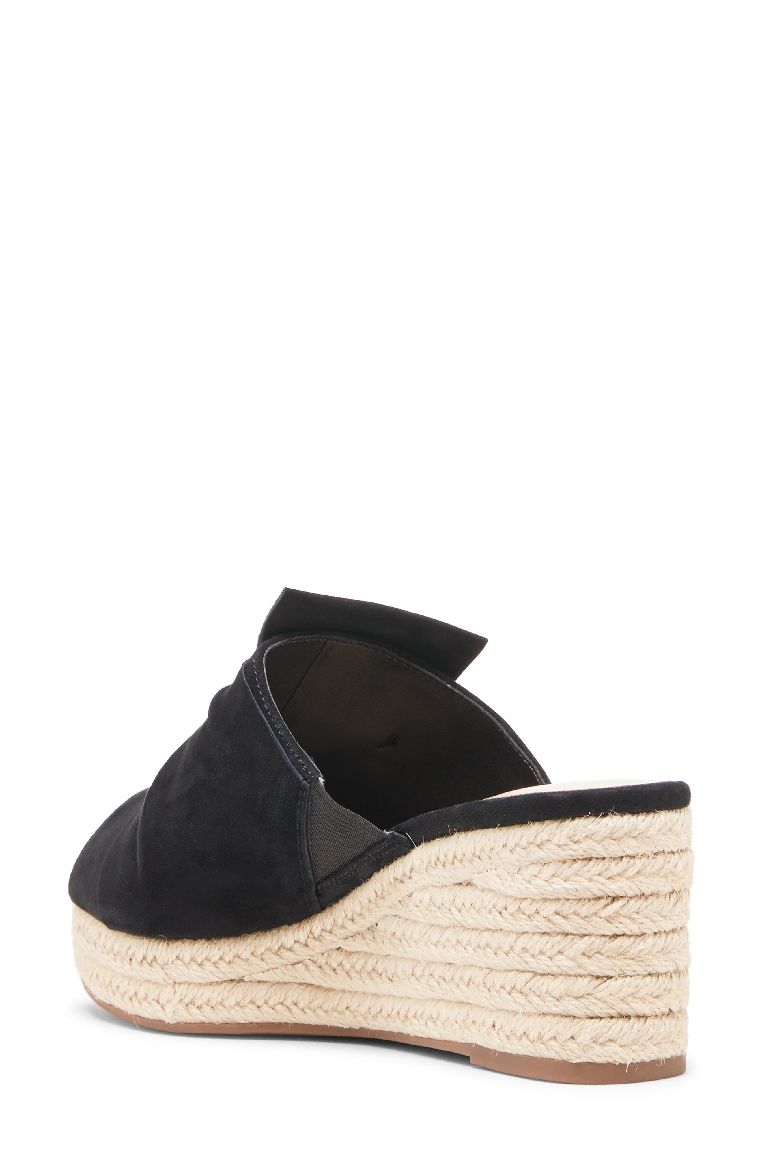 Carima Espadrille Wedge, Alternate, color, BLACK SUEDE