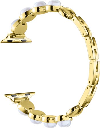 Grace Faux Pearl Heart Apple Watch<sup>®</sup> Watchband