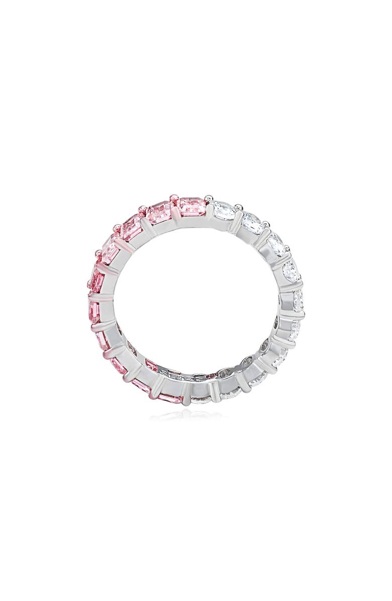 SUZY LEVIAN Half & Half Eternity Band Ring, Alternate, color, Pink