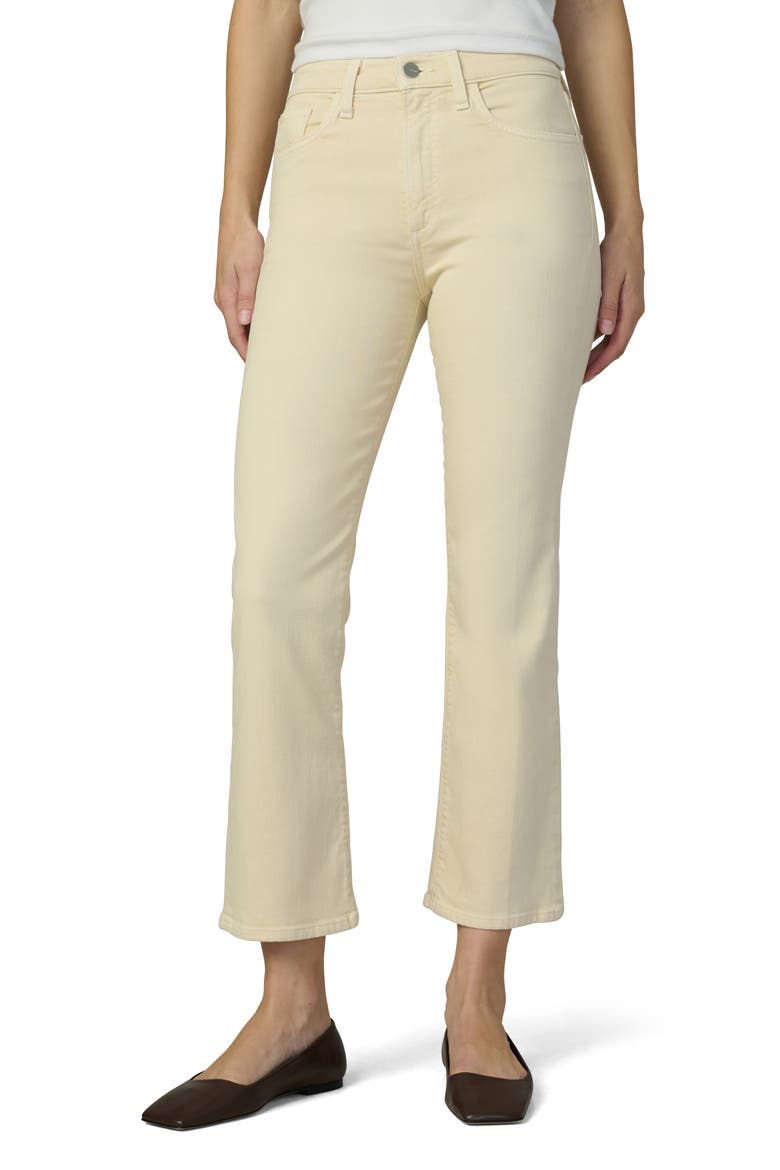 The Callie Crop Bootcut Jeans, Main, color, CREME BRULEE