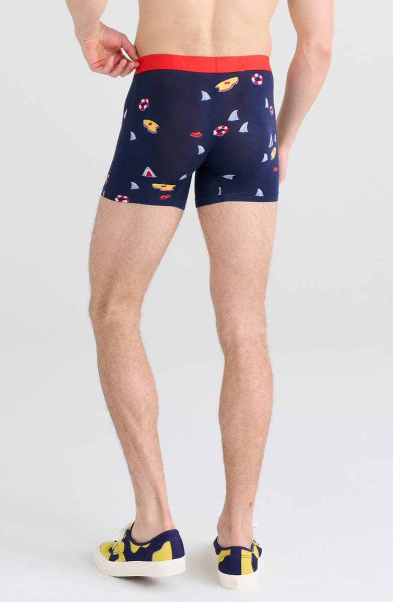 SAXX Assorted 2-Pack Vibe Super Soft Boxer Briefs, Alternate, color, Dangerous Waters/Blk