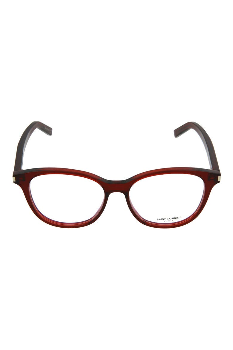 51mm Cat Eye Optical Frames, Main, color, SHINY PALISSANDRE/ TRN