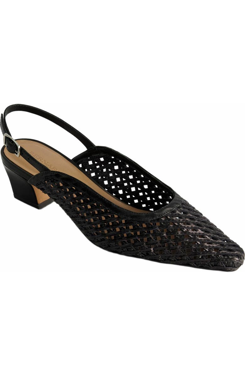 Bernardo Footwear Athena Woven Slingback Pump, Alternate, color,