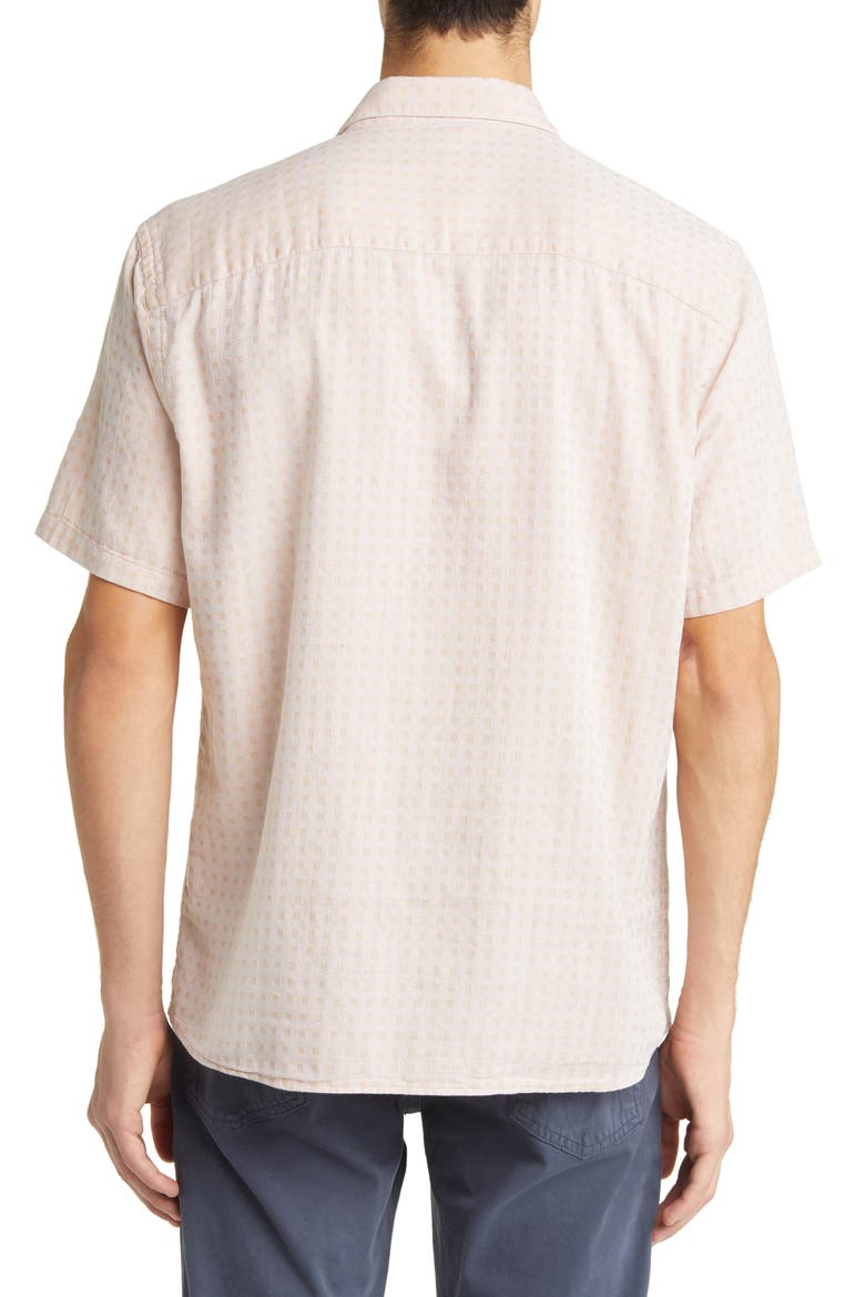 Toston Short Sleeve Button-Up Shirt, Alternate, color, SALMON