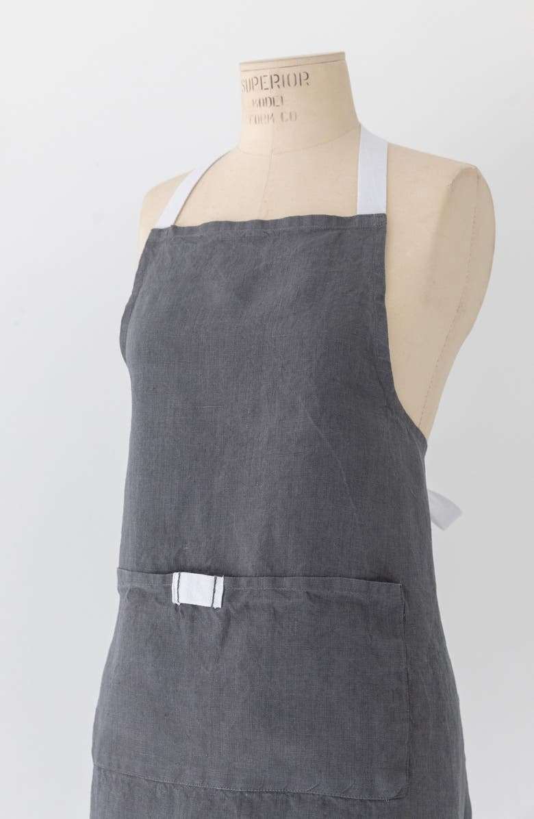 Heirloomed Collection Bistro Linen Apron, Alternate, color, 