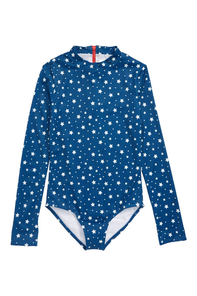Free Babe One-Piece Rashguard Swimsuit, Main, color, MULTI
