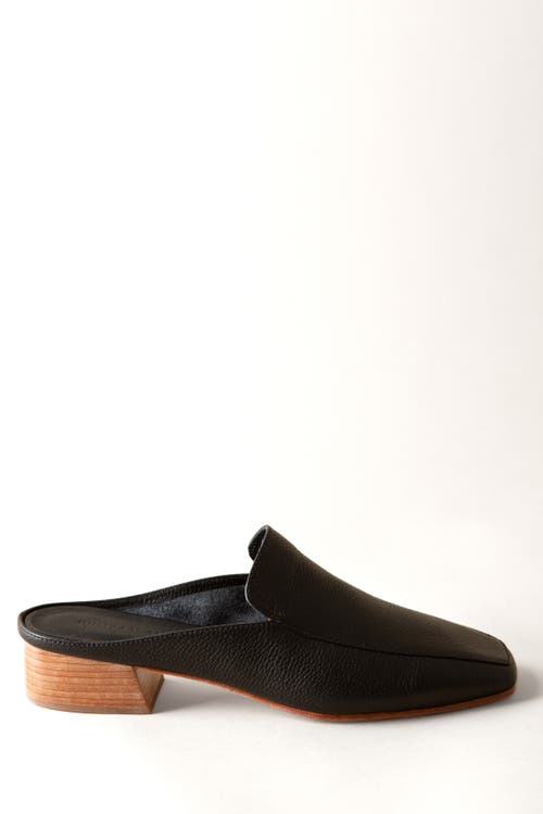 Huma Blanco Felix Slip-on Loafer Mule In Coal