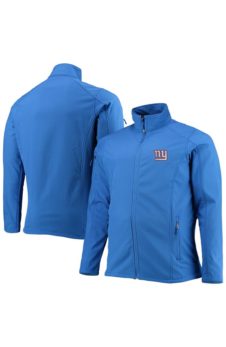 DUNBROOKE Men's Dunbrooke Royal New York Giants Big & Tall Sonoma Softshell Full-Zip Jacket, Main, color, Royal