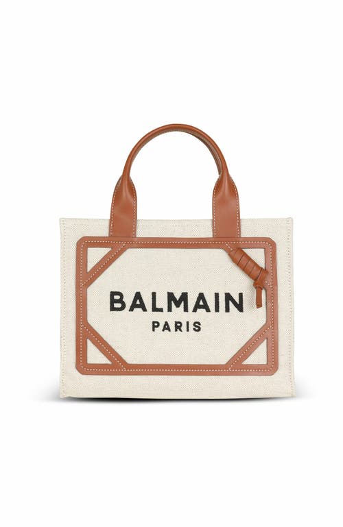 Shop Balmain B-army Small Tote Bag