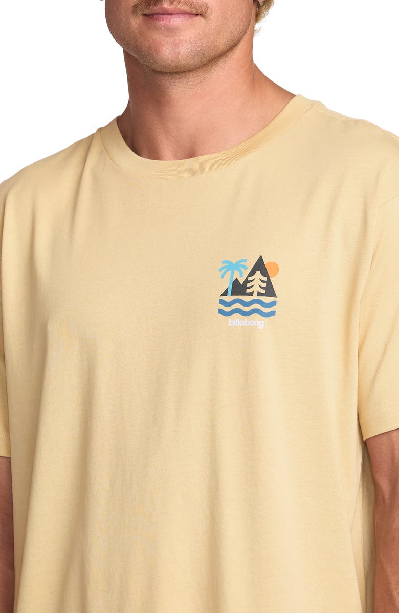 Billabong Sundown Adventure Division Organic Cotton Graphic T-Shirt, Alternate, color, Iridescense