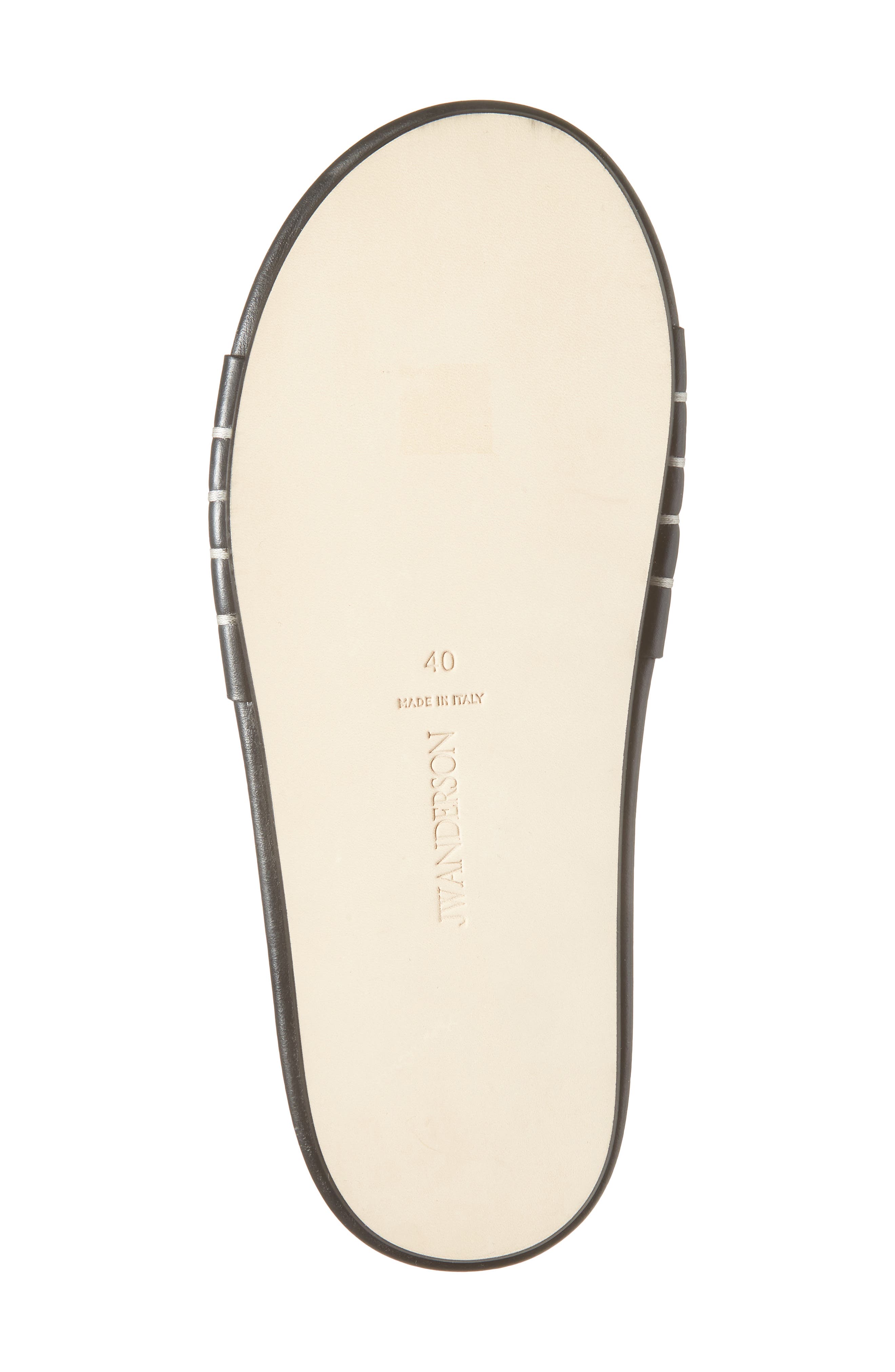 JW Anderson Loafer Slide Sandal, Alternate, color, 999 Black