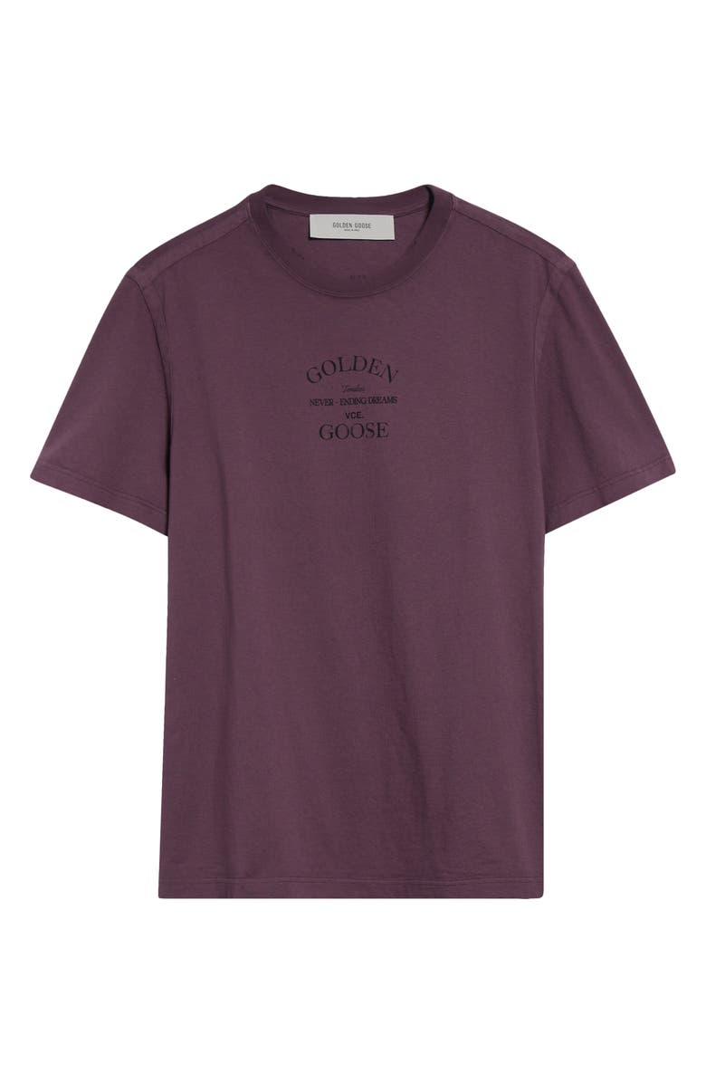Golden Goose Journey Cotton Graphic T-Shirt, Alternate, color, Purple/ Black