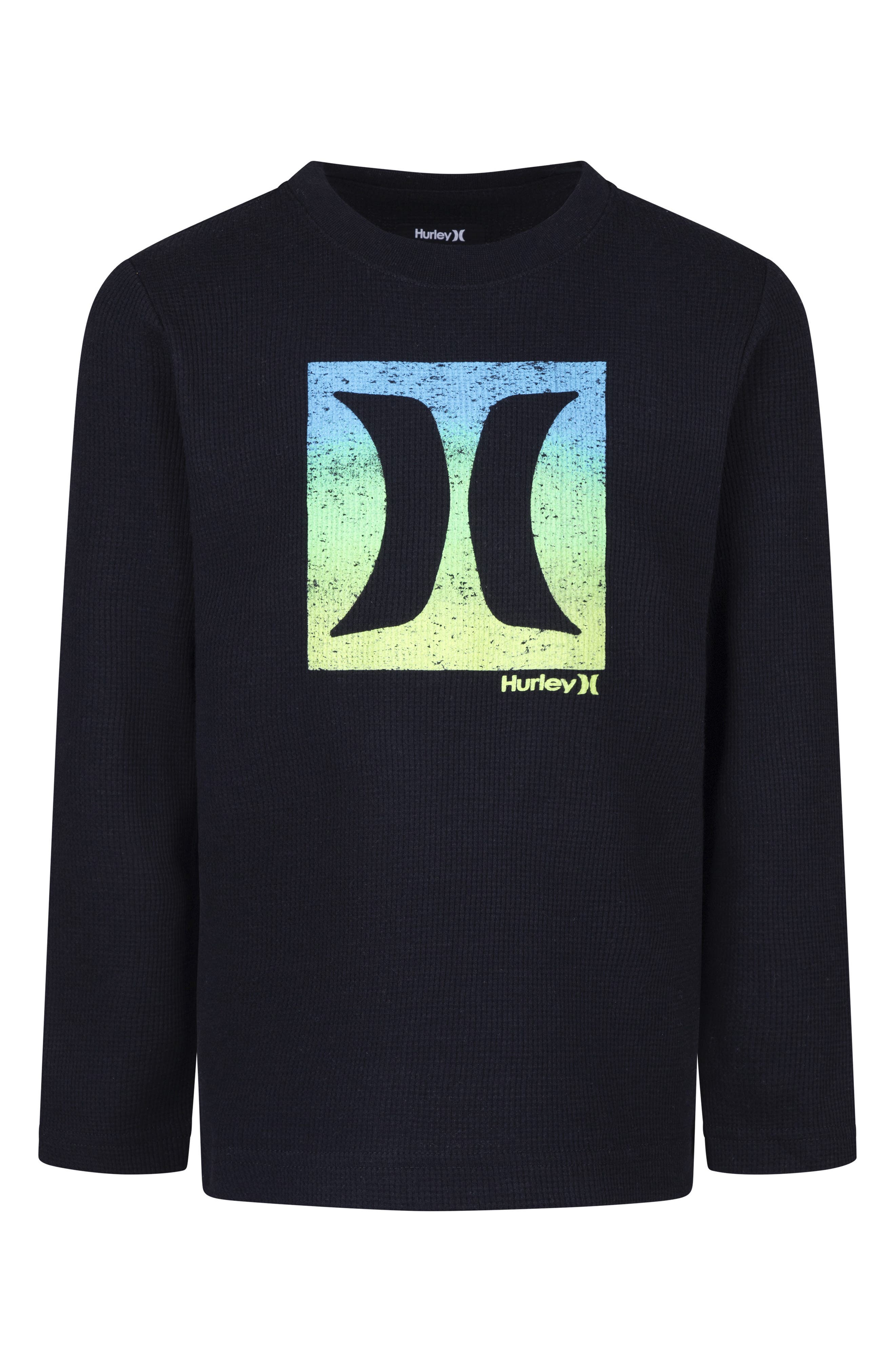 Hurley Kids' Hurley Icon Long Sleeve Thermal T-Shirt