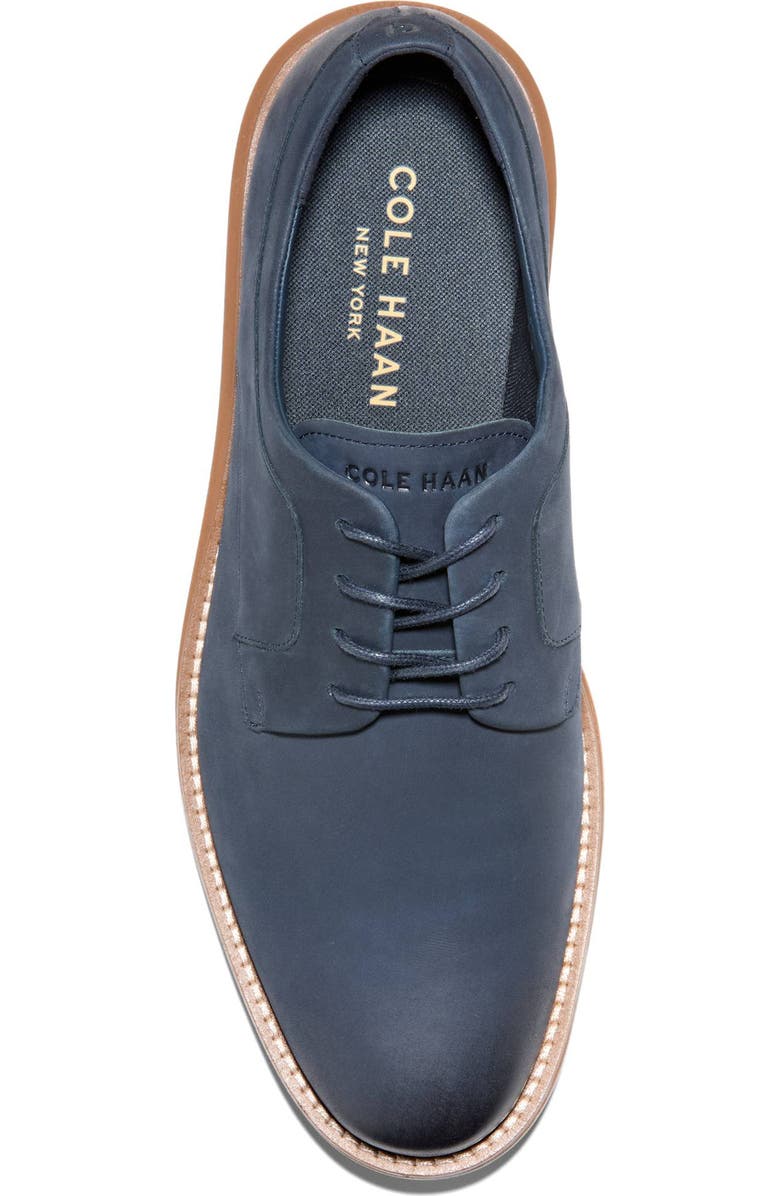 Cole Haan Grand Neoclassic Plain Toe Derby, Alternate, color, Navy Blazer Nubuck / Italian