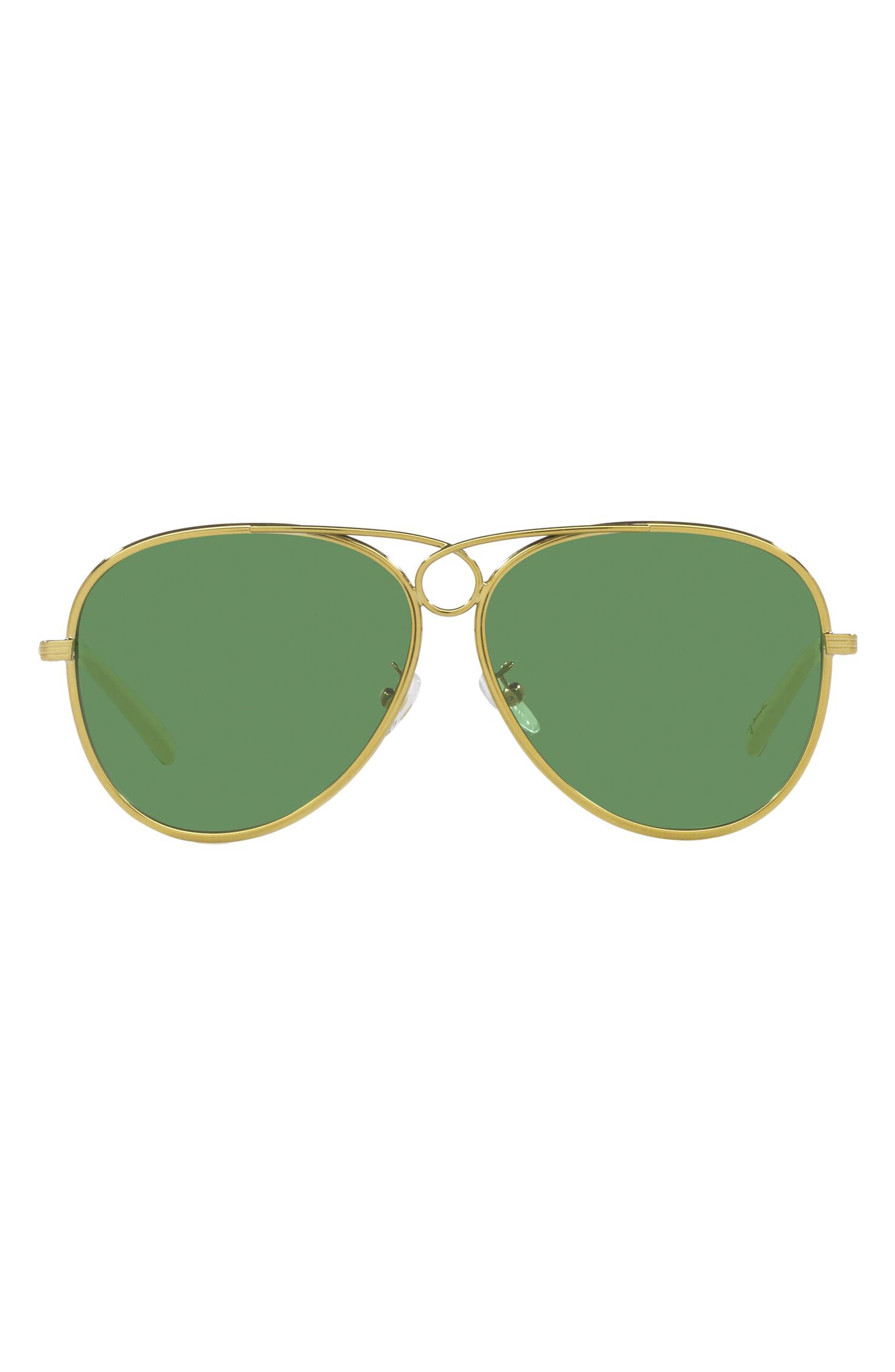 Tory Burch 59mm Pilot Sunglasses (Women) | Nordstromrack