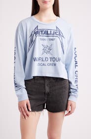 Daydreamer Metallica World Tour Long Sleeve Graphic Tee