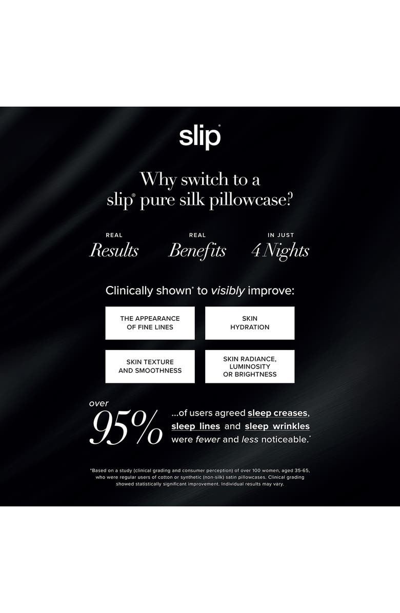 slip Pure Silk King Pillowcase, Alternate, color, Plum