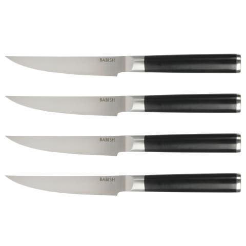 4-Pack High Carbon German Steel Steak Knife Set