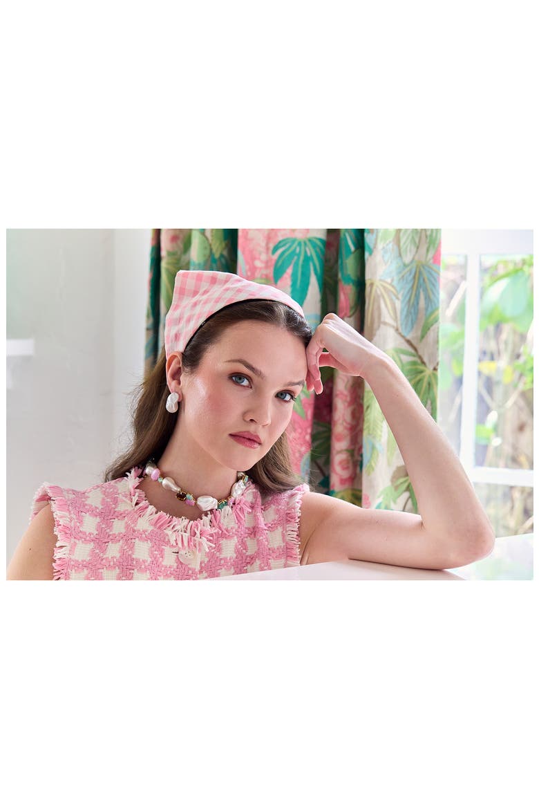 Worth Avenue Cluster Stone Collar Necklace, Alternate, color, SEAFOAM IRIS