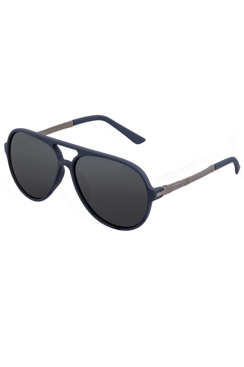 Spencer Polarized Sunglasses, Main, color, Navy/Black