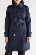 Michael Kors Belted Double Breasted Trench Coat