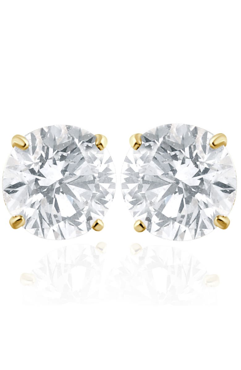 Bliss Diamond 2 Carat TW Lab Grown Diamond Studs 14K Gold With Screw Backs, Main, color, 14K Yellow Gold