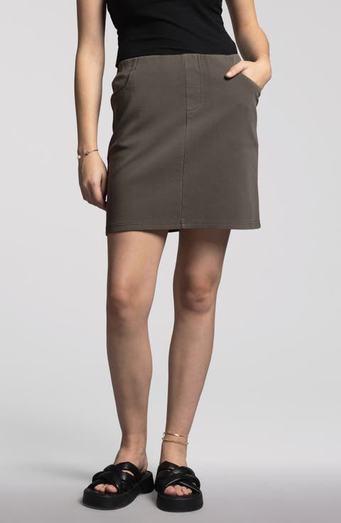 Genevieve Cotton Blend Skirt