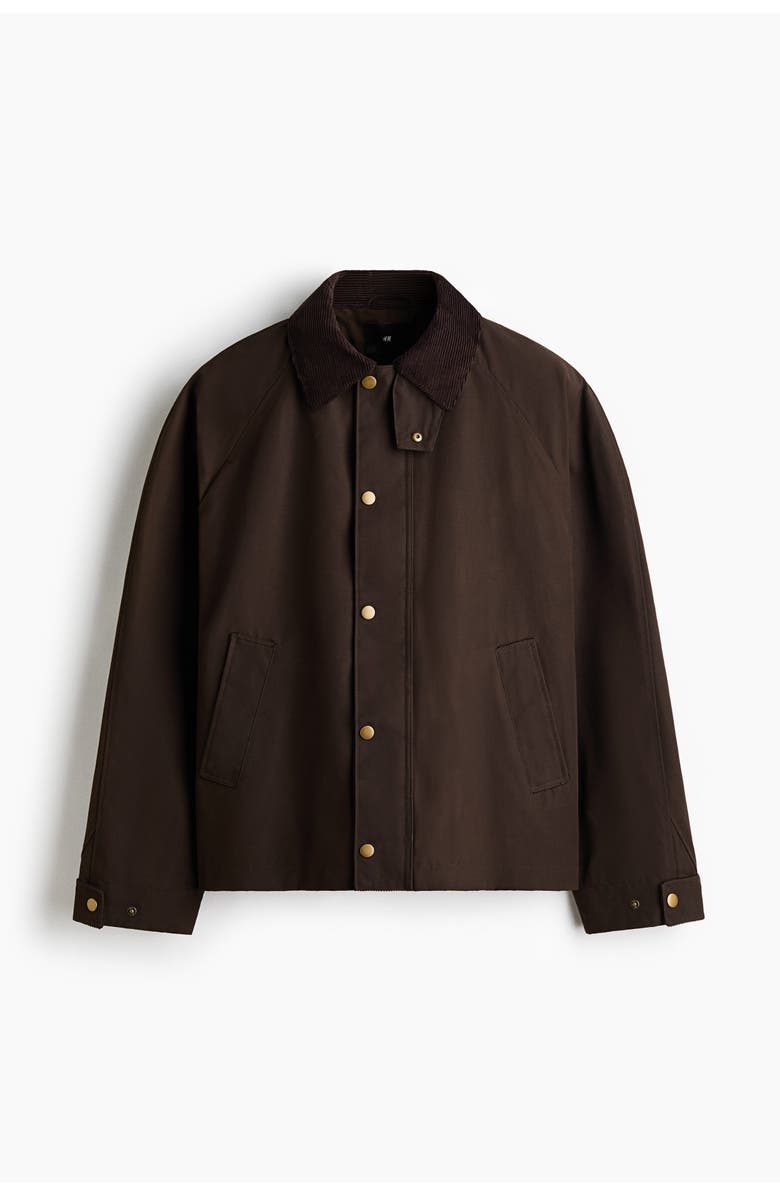 H&M Workwear Jacket, Main, color, Dark Khaki Green