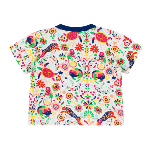 Mixed Up Clothing Kids Suave Print Short Sleeve T-shirt In Animal Arabesque