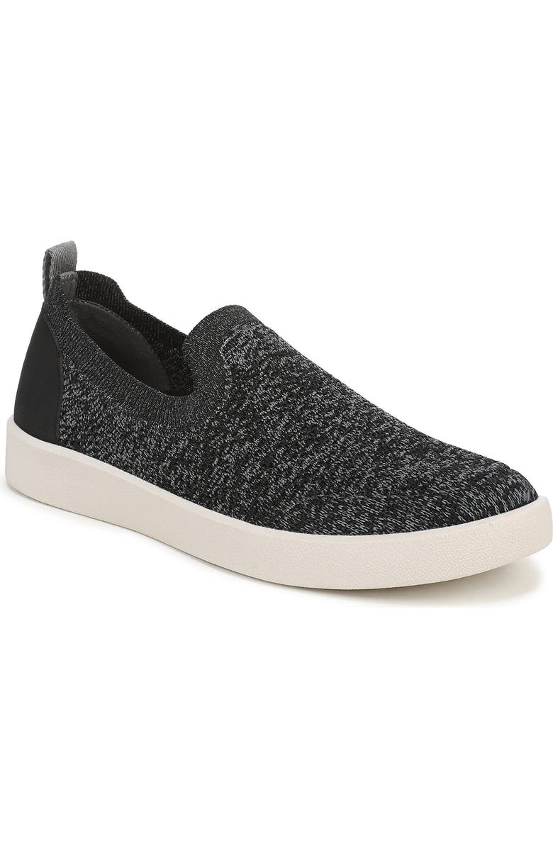 Vionic Elda Knit Slip-On Sneaker, Main, color, Black Knit