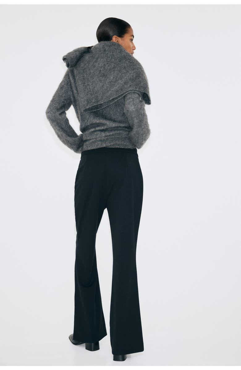 H&M Bootcut Crease-front Trousers, Alternate, color, 