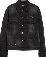 AMIRI Bleach Bandana Denim Trucker Jacket