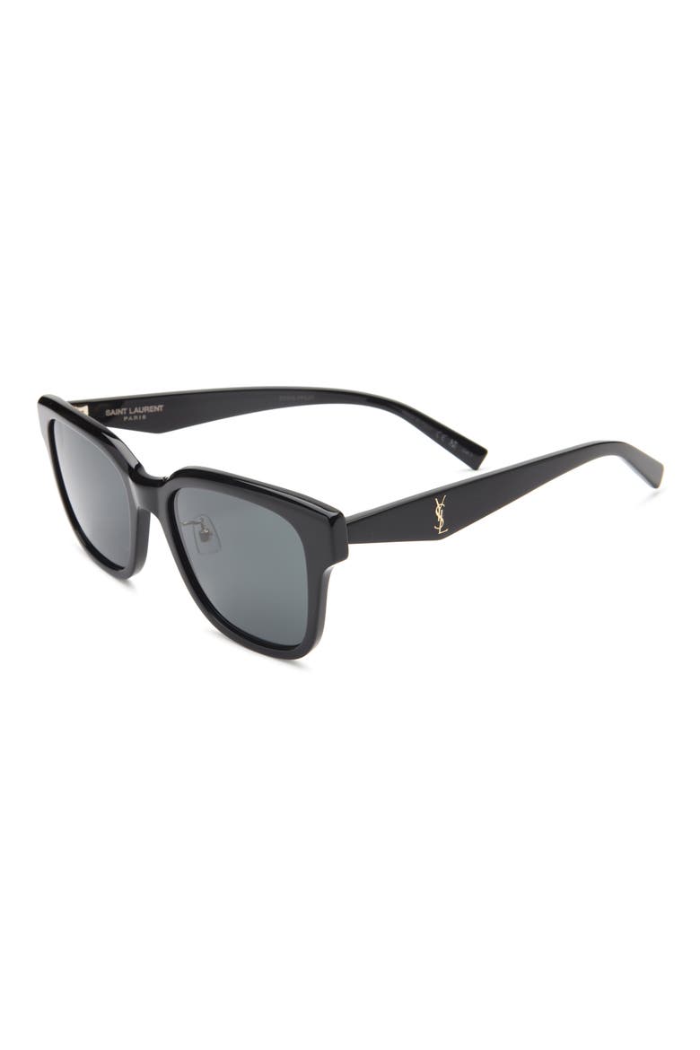 SL M173/K Square Sunglasses, Alternate, color, BLACK
