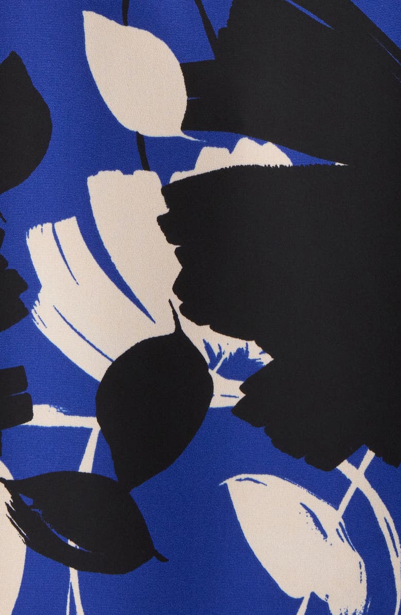 SUGARLIPS Anthem Print Ruffle Top, Alternate, color, Blue-Black