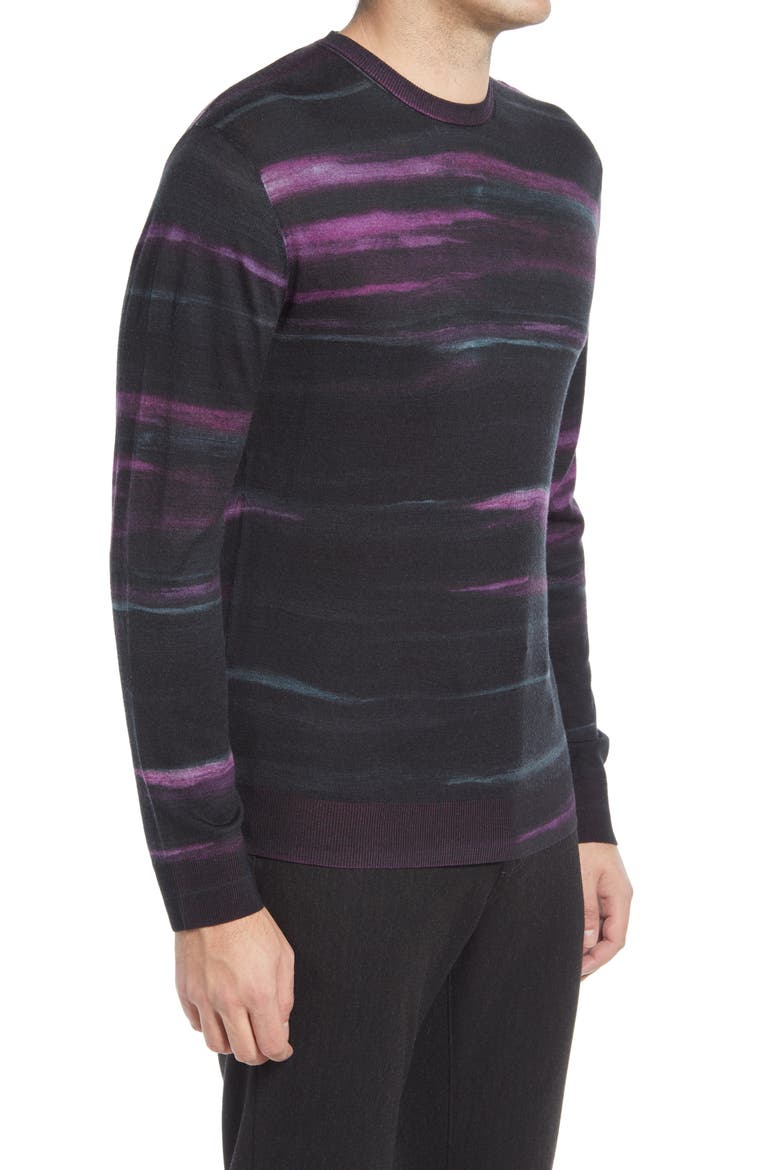 Men's Vividstroke Crewneck Wool Sweater, Alternate, color, MULTI