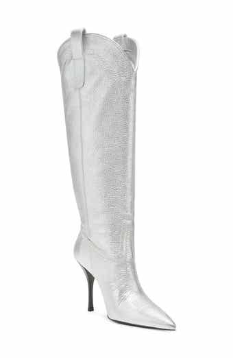 Outwest Knee High Pointed Toe Boot