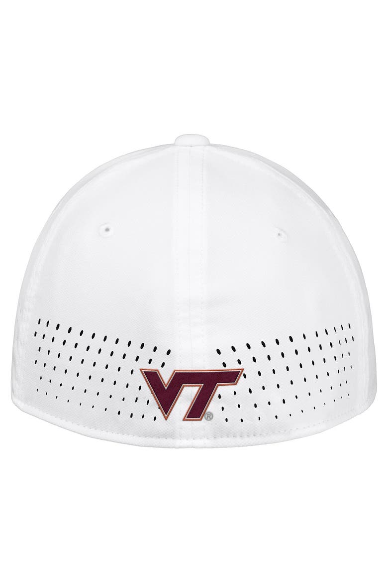Men's Nike White Virginia Tech Hokies 2026 On-Field AeroBill SwooshFlex Dri-FIT Hat, Alternate, color, White