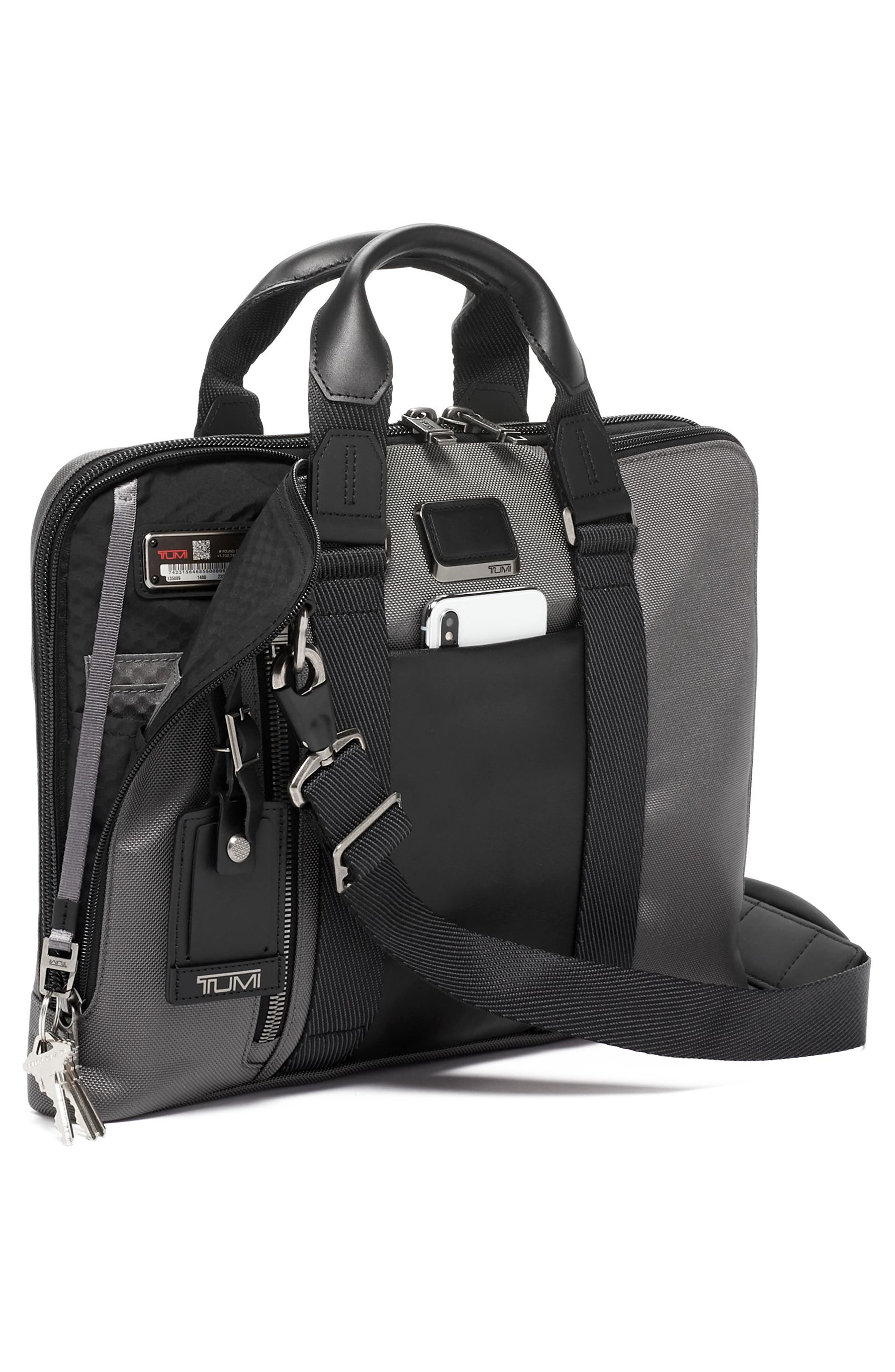 TUMI Alpha Bravo Aviano Slim Briefcase, Alternate, color, 
