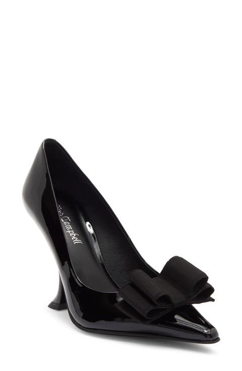 Pardon Bow Pointed Toe Pump