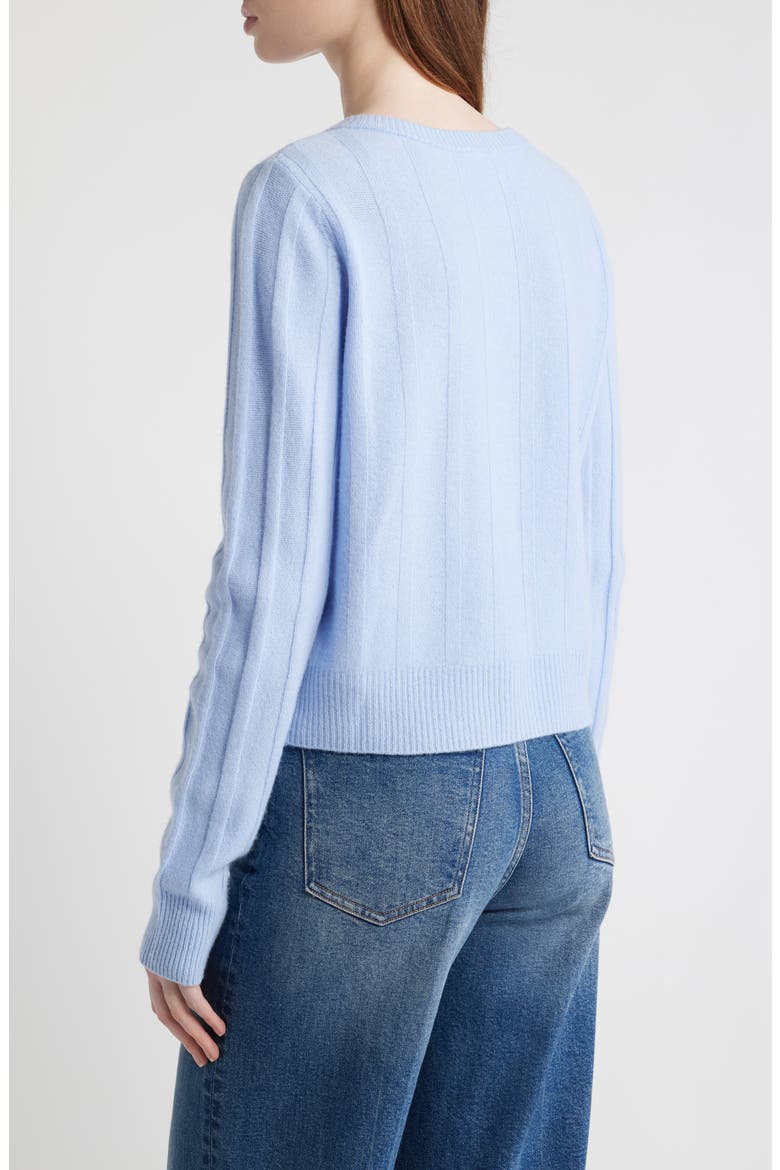 Hannah Merino Wool Cardigan, Alternate, color, ICE WATER