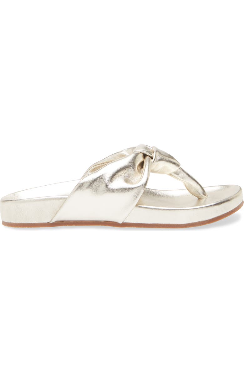 KOKO + PALENKI Maya Flip Flop, Alternate, color, Gold Metallic Leather