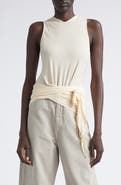 Lemaire Sleeveless Jersey Wrap Top