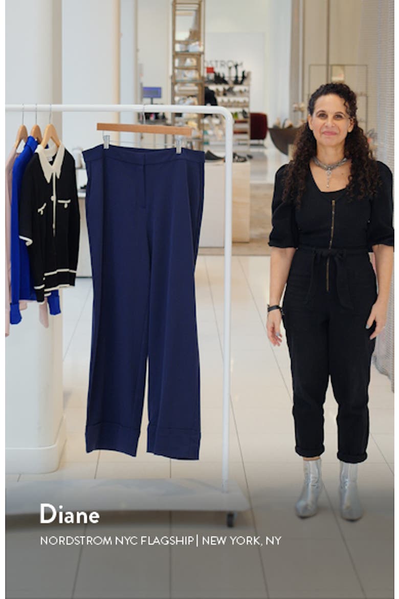 Cuffed Wide Leg Pants video