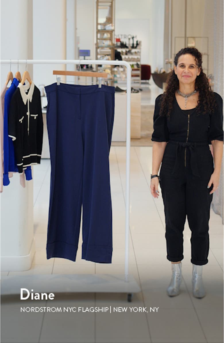 Cuffed Wide Leg Pants, sales video thumbnail